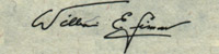 William E. Simons signatur