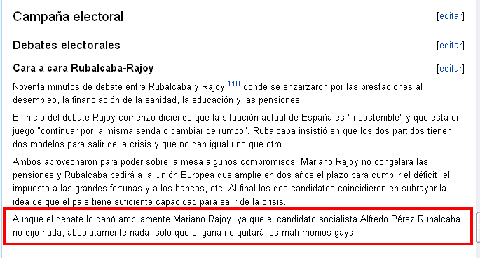 Conclusiones - rajoy