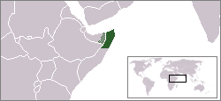 Puntlands läge i Somalia.