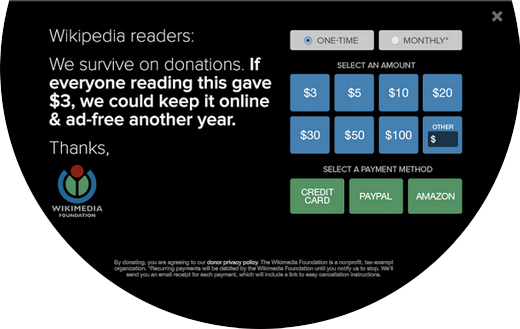 Example of Large Fundraising Banner, for FY 14 - 15 Fundraising Report.