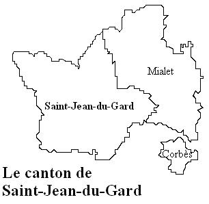 El cantó de Sant Joan del Gard