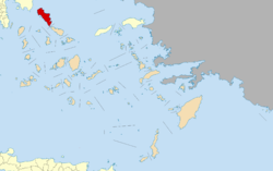 Location of Andros