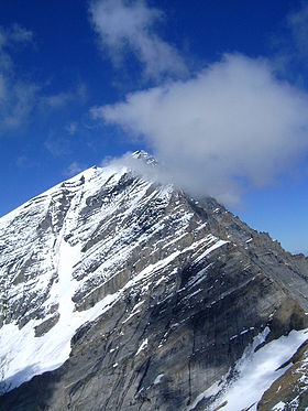 Balmhorn, vue du sud