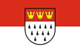 Flagge der Stadt Köln