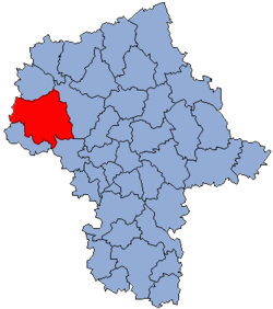 Location within the voivodeship