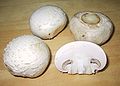 White mushrooms