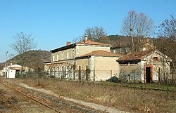 Skyline of Robiac-Rochessadoule