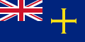 1:2 Seedienstflagge Guernseys (Blue Ensign)