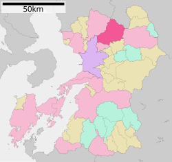 Location of Kikuchi