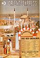 1. KW Werbeplakat des Orient-Express aus dem Jahr 1891 von Rafael Ochoa y Madrazo (1858–1935)