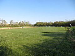 Ernte von Rollrasen in einer Rasenschule bei Weinsberg