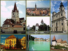 Biserica evanghelică din Cisnădie, Sibiu, Agnita, Liceul Teoretic „Stephan Ludwig Roth” din Mediaș, Complexul balnear Ocna Sibiului, Biserica armeano-catolică „Sfânta Elisabeta” din Dumbrăveni, Biserica evanghelică din Biertan