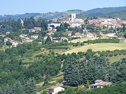 Skyline of Saint-Martin-la-Plaine