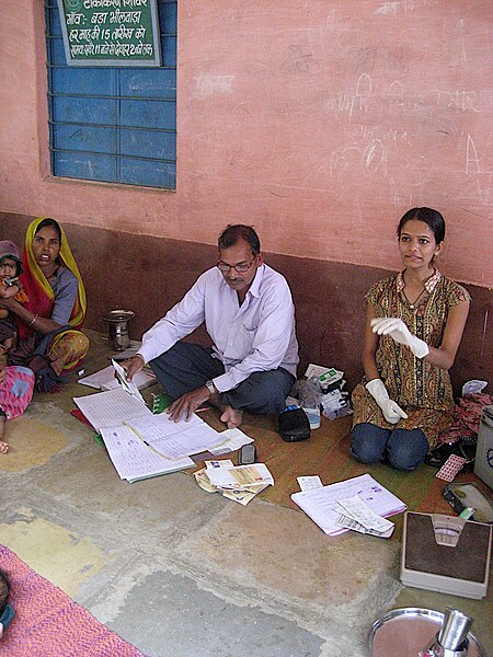 File:Seva Mandir immunization camp.jpg