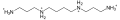 Deutsch: Struktur von Spermin English: Structure of spermine