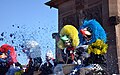 * Nomination Waggis throwing confetti on the Mittlere Brücke (Mid-Rhine Bridge) at the carnival of Basel (Switzerland) 2013 --Gzzz 21:34, 23 February 2013 (UTC) * Decline Channel overexposure. --Mattbuck 22:02, 2 March 2013 (UTC)