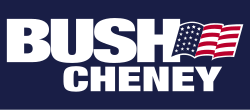 Bush-Cheney campaign logo.