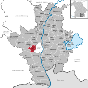 Lage im Landkreis RO und in Bayern