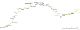 Parijse metrolijn 9 op de kaart