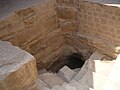 Accès au dispositif souterrain du mastaba de Ti