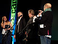 Image 12Off Plus Camera Film Festival in Kraków, 2012, with Andrzej Seweryn, Daniel Olbrychski, and Wojciech Pszoniak on stage. (from Film industry)