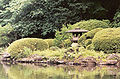 Jardín tradicional japonés en Shinjuku Gyoen