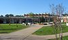 The Auburn High School courtyard