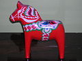 Dalahäst A dala horse, typical of the Dalarna province.