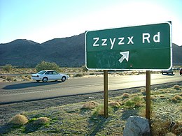 Zzyzx – Veduta