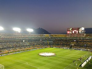 Das Estadio Universitario am 24. Februar 2016 vor dem Viertelfinale der CONCACAF Champions League 2015/16 zwischen Tigres gegen Real Salt Lake.