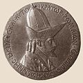 Medaglia commemorativa incisa da Pisanello, rappresentante Giovanni VIII, che ebbe modo di avere questa medaglia, in occasione del concilio tenutesi Ferrara.