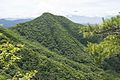 金ヶ岳中腹から望む茅ヶ岳山頂