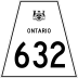 Highway 632 marker