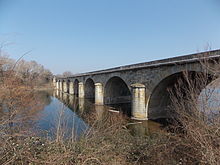 Photographie représentant le pont de Ners.