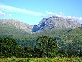 Vue de la face nord du Ben Nevis.