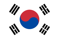 Bandera de Corea del Sur