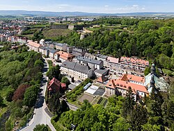 Panorama Przedmieścia Ząbkowickiego w Kłodzku