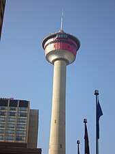 Calgary Tower in August 2007