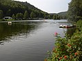 Clausensee viewed to the West (in direction the Schwarzbach flows)