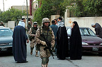 Militaires estoniens en Irak, 2005.