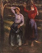 Les cueilleuses de prunes (Szilvaszedők), 1901