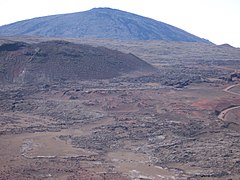 Le sommet du piton de la Fournaise au repos.