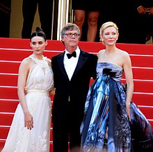 Picture of Rooney Mara, Todd Haynes and Cate Blanchett at the premiere of Carol at the 2015 Cannes Film Festival.