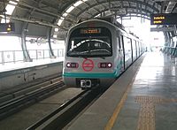 Delhi metró zöld vonal