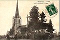 Saint-Abraham ː l'église paroissiale vers 1920 (carte postale).