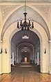 The aptly named Dark Corridor, which acts as the main artery through the private west wing