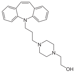 Struktur von Opipramol