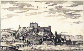 Ptuj, Vischer, 1681