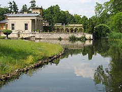 Römische Bäder (Südseite) und Maschinenteich