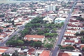 Vista parcial da cidade de Borborema (SP)